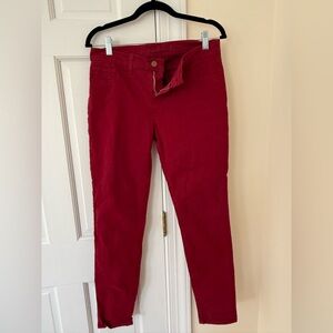 JBrand Cherry Red Jeans